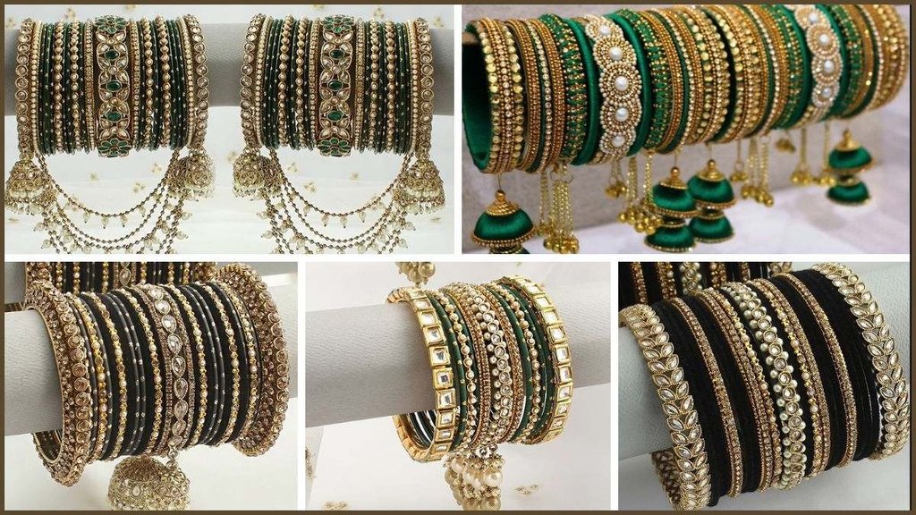 Green Bangles For Sawan 2025, Sawan Bangles Designs, sawan Green bangles, Sawan bangles set