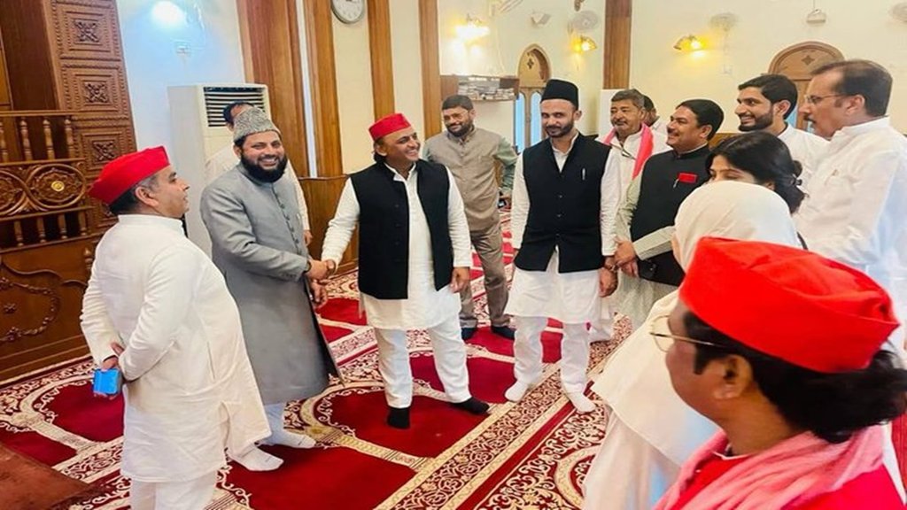 Akhilesh Yadav Masjid Meeting, BJP Minority Morcha, Jamal Siddiqui