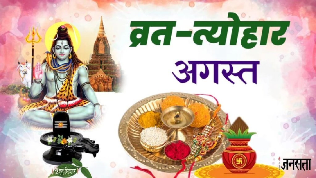 August 2025 Vrat Tyohar, August 2025 hindu festivals list, raksha bandhan 2025 date, janmashtami 2025 date, ganesh chaturthi 2025 date, kab hai kajari teej 2025, kab hai rakhi 2025, kab hai hartalika teej, kab hai jaya ekadashi 2025, august 2025 vrat and tyohar, full list of indian festivals in august 2025, when is rakhi in 2025, hindu calendar august 2025 festivals, vrat list august 2025, sawan somwar 2025 dates, horoscope augsut 2025, monthly horoscope august 2025, अगस्त 2025 हिंदू त्योहारों की सूची, रक्षा बंधन 2025 तिथि, जन्माष्टमी 2025 तिथि, गणेश चतुर्थी 2025 तिथि, अगस्त 2025 व्रत और त्यौहार, अगस्त 2025 में भारतीय त्योहारों की पूरी सूची, 2025 में राखी कब है, हिंदू कैलेंडर अगस्त 2025 त्योहार, व्रत सूची अगस्त 2025, सावन सोमवार 2025 तिथियां