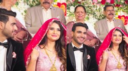सगाई में दुल्हनिया को एकटक देखे जा रहा था दूल्हा, ध्यान भटकाने के लिए युवती ने जो किया उसका वीडियो हो रहा वायरल, यूजर्स बोले – नजर ना लगे दोनों को