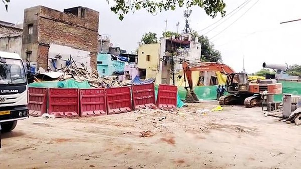 Delhi building collapse, DMRC tunnel project, Sadar Bazar accident
