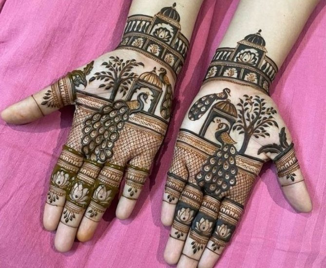 Complete Your Solah Shringar with These Gorgeous Teej Mehndi Styles