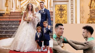 Cristiano Ronaldo Teammate Diogo Jota with his Wife and children