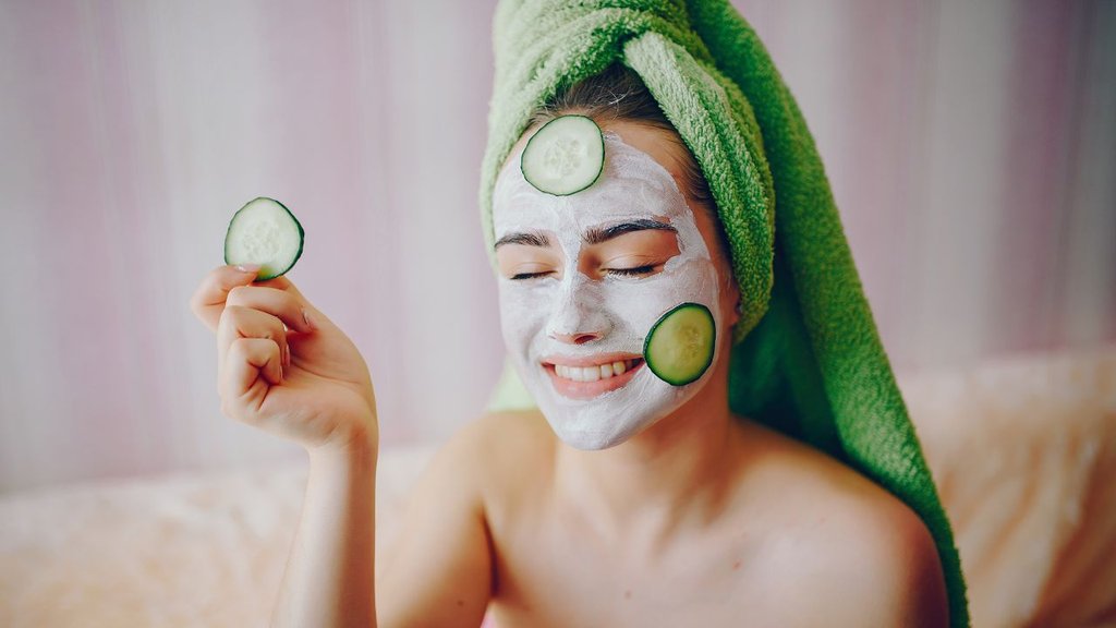 kheere ka face pack aur scrub kaise banaye | Skin Care Routine with Cucumber | Cucumber