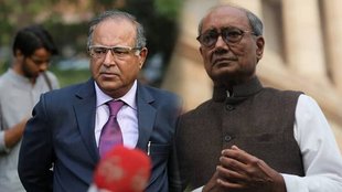 Digvijay Singh and Tariq Hameed