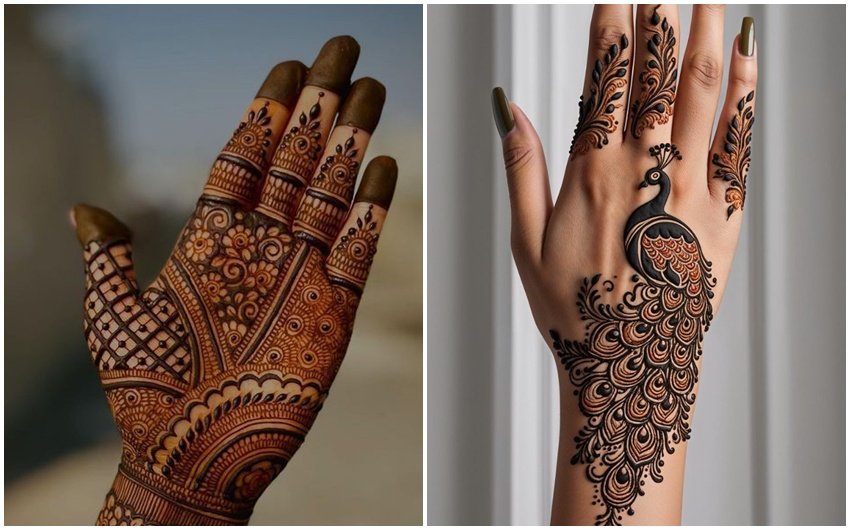 Bridal mehndi ideas for Sawan