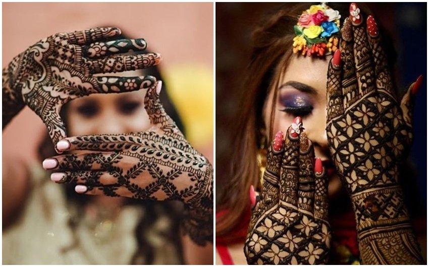 Dulhan mehndi for Sawan month