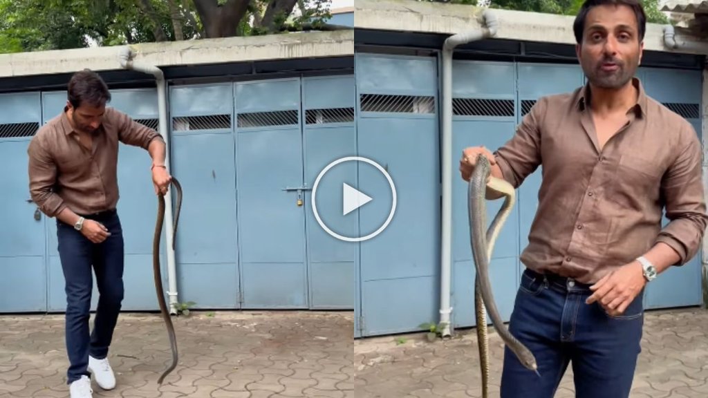 Sonu Sood| Sonu Sood Viral Video| Snake Video