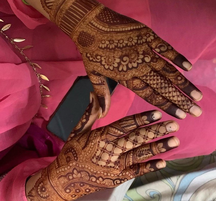 Hariyali Teej Unique Mehndi Designs