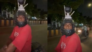 Indore Helmet Man| Indore News| Indore Viral Video