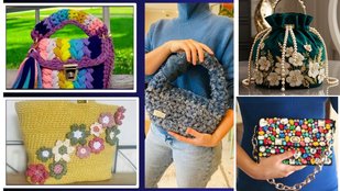 Old purse reuse ideas | Janiye purane bag ko kaise sajaye | Handbag decoration ideas