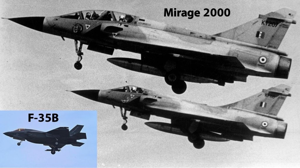 Indian Airforce, Mirage 2000, British - F35B