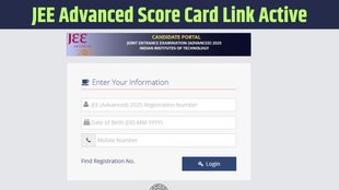 JEE Advanced 2025, JEE Advanced Score card, Download direct link,