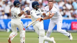 Ravindra Jadeja, Brydon Carse, Ben Stokes, Jadeja collied with Brydon Carse, Ind vs Eng, Eng vs Ind, India vs England, England vs India, Team India, Indian cricket team