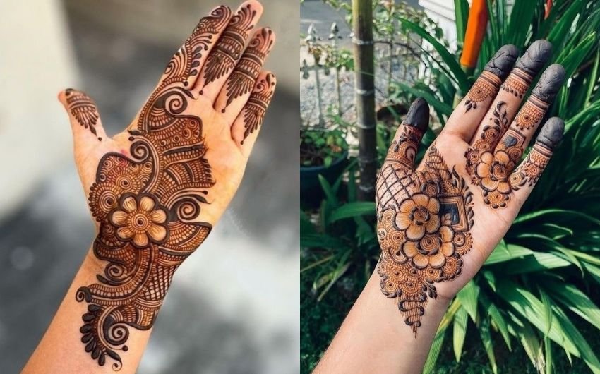 Indian Stylish Mehndi Design