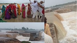 ‘राजस्थान की गंगा’ में आया पानी तो जश्न में डूबे लोग, चुनरी ओढ़ाकर ढोल नगाड़ों से किया स्वागत