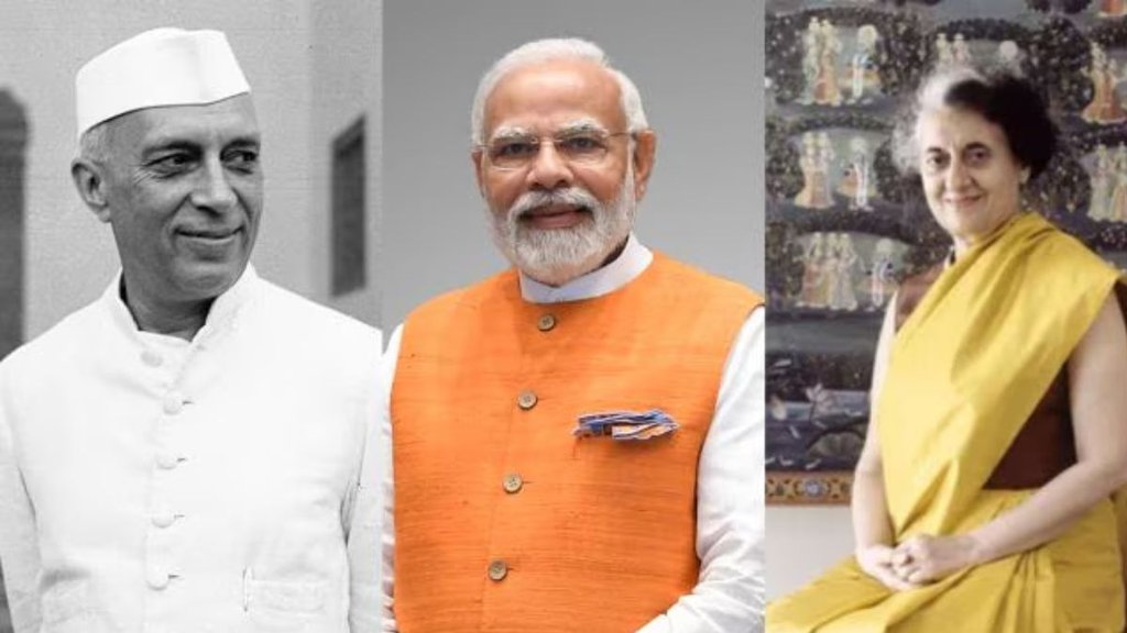 NARENDRA MODI, NEHRU, INDIRA GANDHI