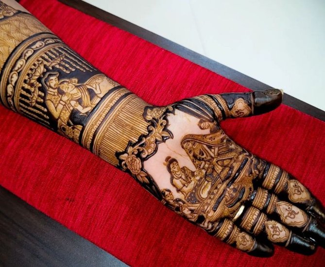 Mehndi Magic for Teej Designs That Symbolize Love and Prosperity