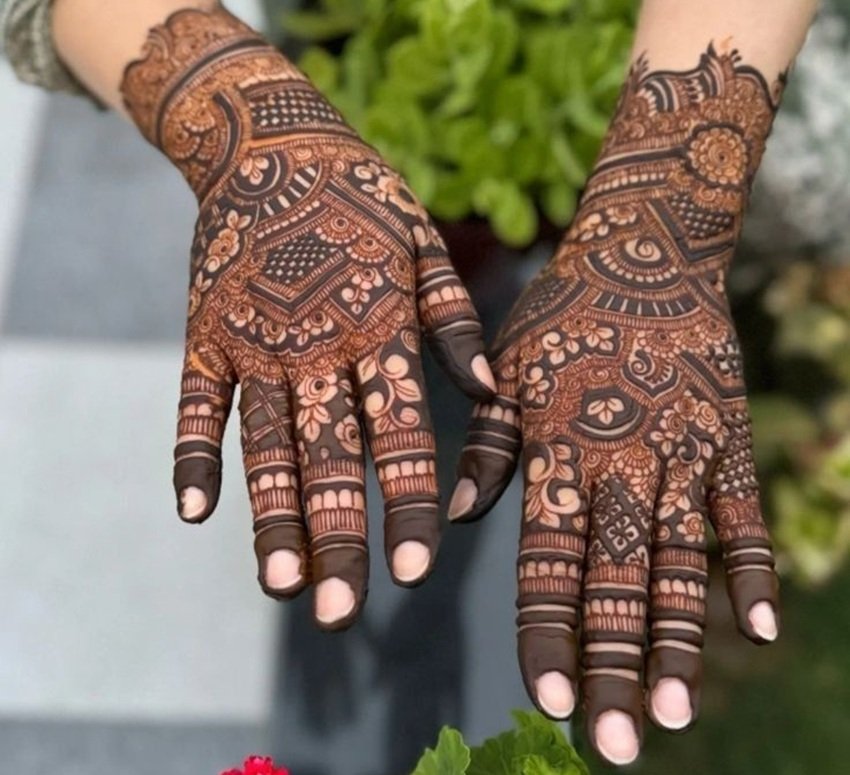 Modern Mehndi ideas