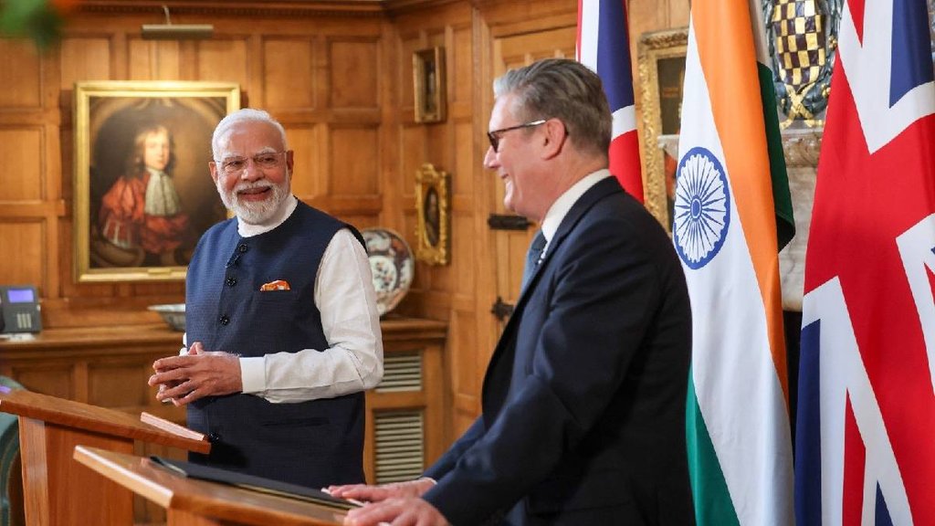 PM Modi-Keir Starmer