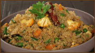 Quinoa pulao Hindi, Quinoa pulao, Quinoa pulao hindi recipe, Quinoa pulao recipe in hindi