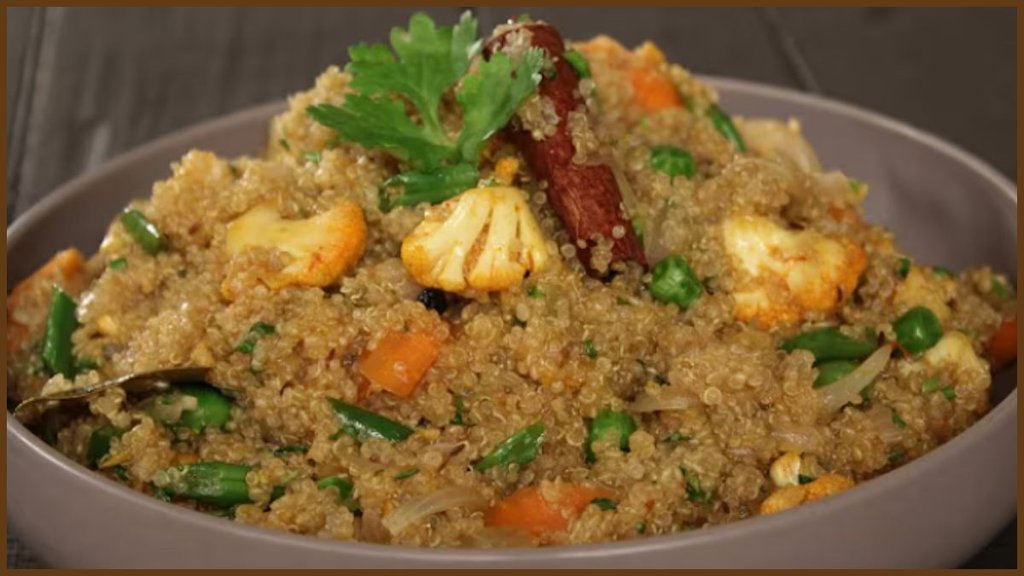 Quinoa pulao Hindi, Quinoa pulao, Quinoa pulao hindi recipe, Quinoa pulao recipe in hindi