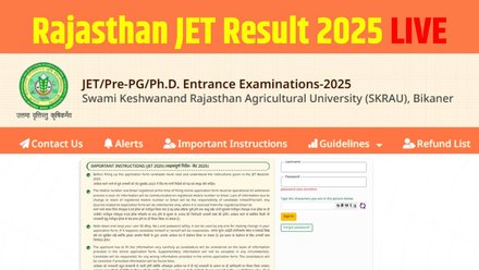 Rajasthan JET Result 2025 LIVE: राजस्थान जेईटी परिणाम फिर टला, अब इस तारीख को जारी होगा रिजल्ट | Jansatta