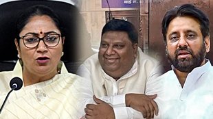 Rekha Gupta, Amanatullah Khan, Imran Hussain