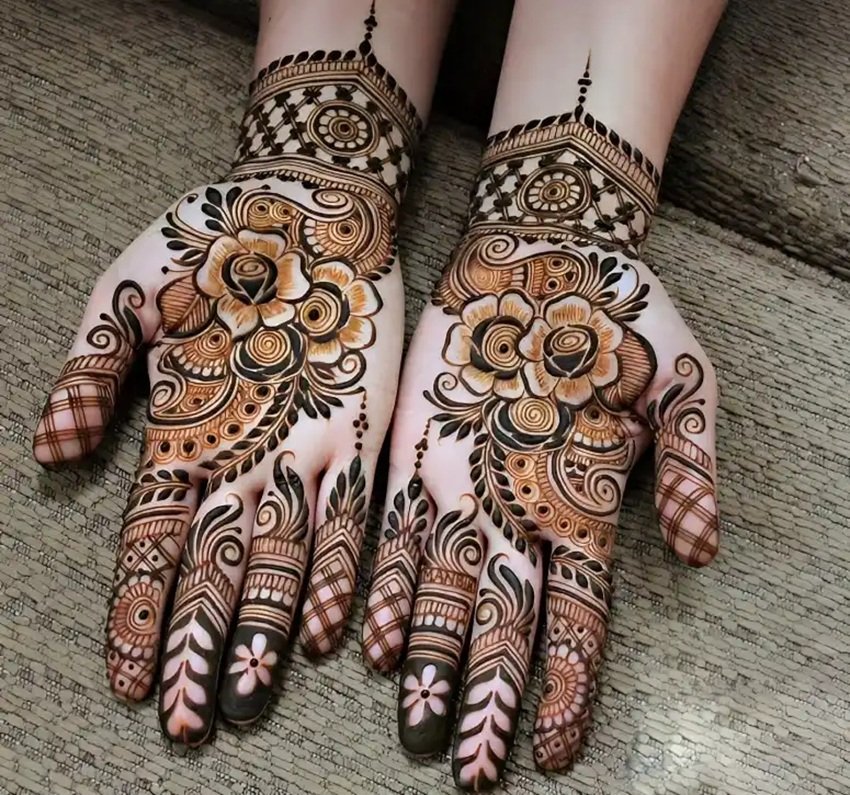 Sawan Mehndi Designs