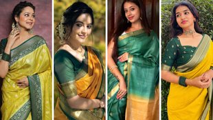 Sawan ke liye green saree, green saree for Sawan somvar, green saree for Sawan somvar