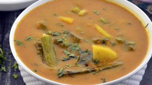Sindhi Kadhi Recipe , Sindhi Kadhi , how to make Sindhi Kadhi