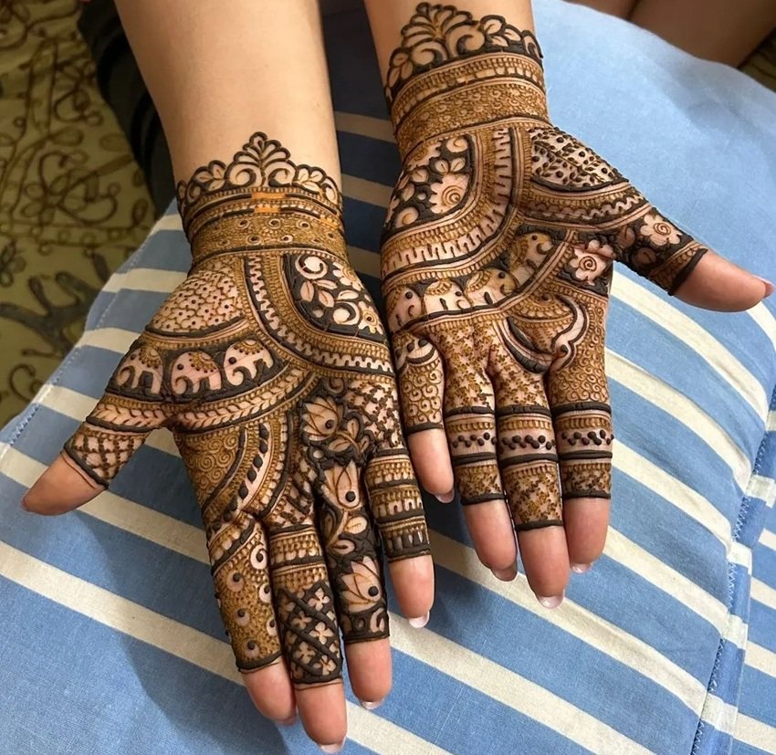 Teej Mehndi designs