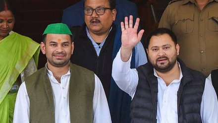 Tejashwi Yadav gave surprising answer on bihar election Tej Pratap  contesting from Mahua | Jansatta