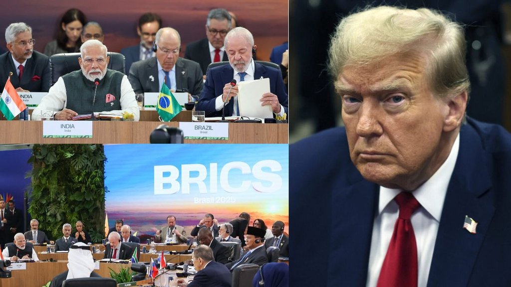 Trump vs BRICS | BRAZIL | PM MODI in brazil | brics currenncy vs dollar | iran america conflict