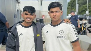 Ayush Mhatre, Ayush Mhatre hundred, Ayush Mhatre century, Vaibhav Suryavanshi, Ind U19 vs Eng U19, Eng U19 vs Ind U19, IND U19 vs ENG U19 1st Youth Test Match, England U19 vs India U19, India U19 cricket team, England U19 cricket team