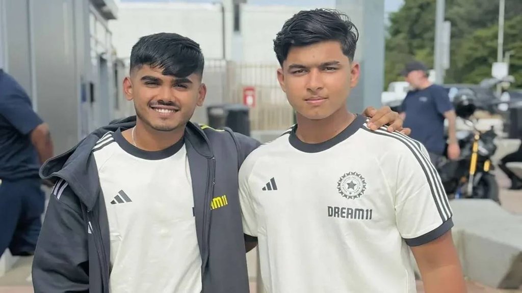Ayush Mhatre, Ayush Mhatre hundred, Ayush Mhatre century, Vaibhav Suryavanshi, Ind U19 vs Eng U19, Eng U19 vs Ind U19, IND U19 vs ENG U19 1st Youth Test Match, England U19 vs India U19, India U19 cricket team, England U19 cricket team
