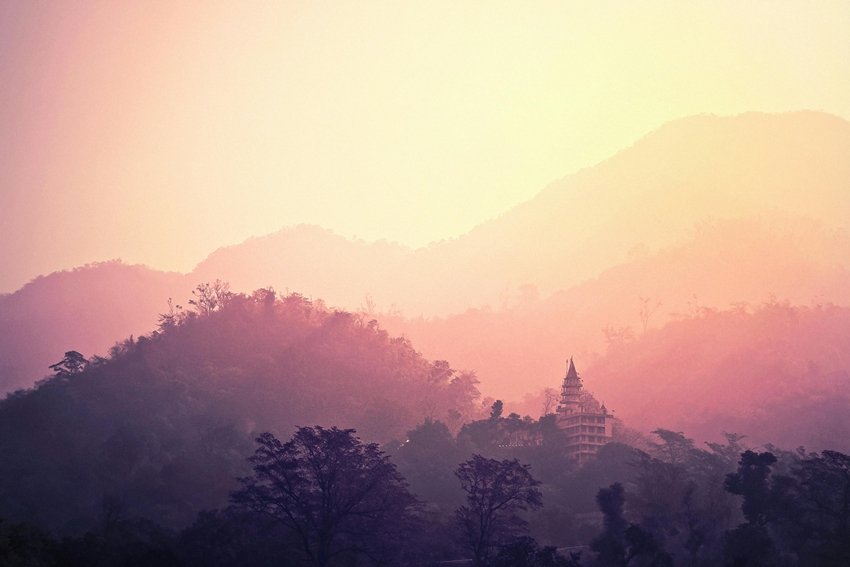 Why temples are built on mountains