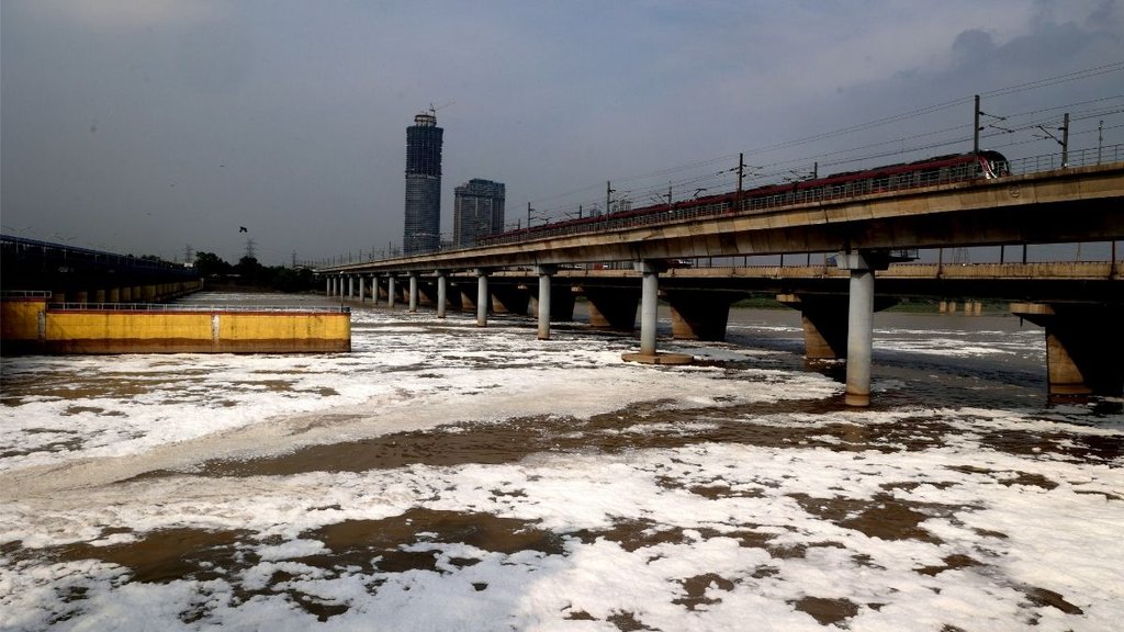 Yamuna river, yamuna river, yamuna river news today