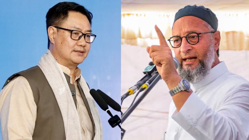Asaduddin Owaisi, Kiren Rijiju, Asaduddin Owaisi on Kiren Rijiju,