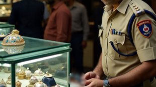 bsf constable robs jewellery store, Delhi