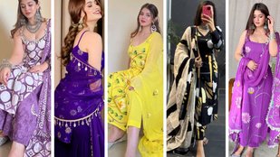 latest salwar suit design | suit for raksha bandhan or sawan | suit gala design image