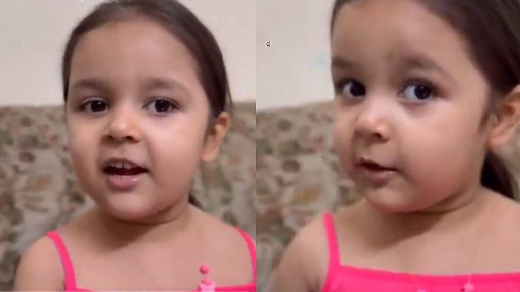 Little Girl, Father, Mother, Viral Video