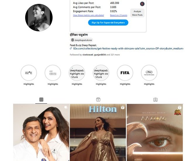 Deepika padukone post