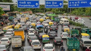 delhi | traffic jam | air pollution |