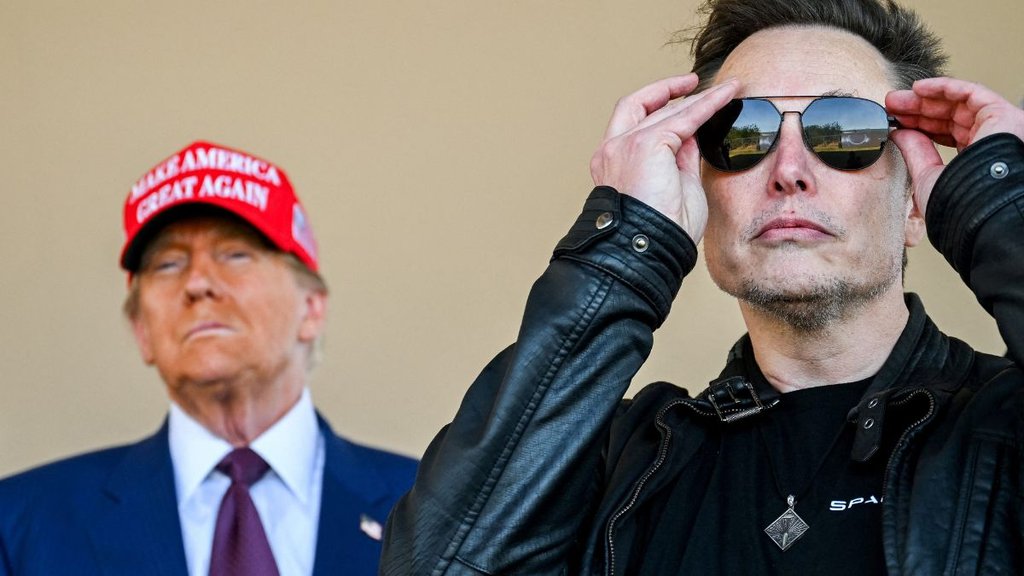 US President Donald Trump,tech giant Elon Musk