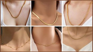 Simple Gold Chain design for Girl, Stylish Gold Chain design for female with photos, Gold Chain design for female