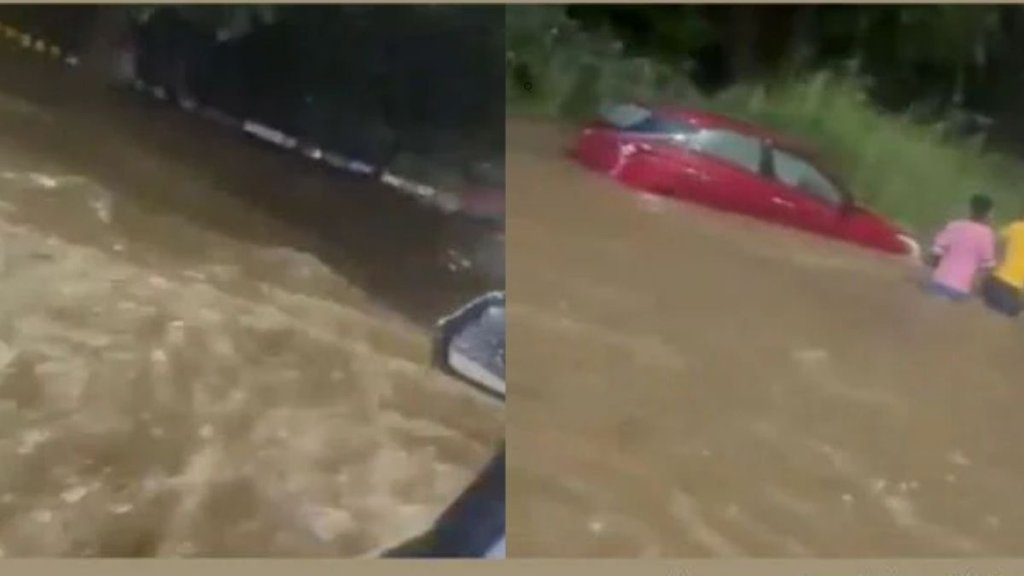 Gurgaon flooding 2025, Gurgaon man leaves India
