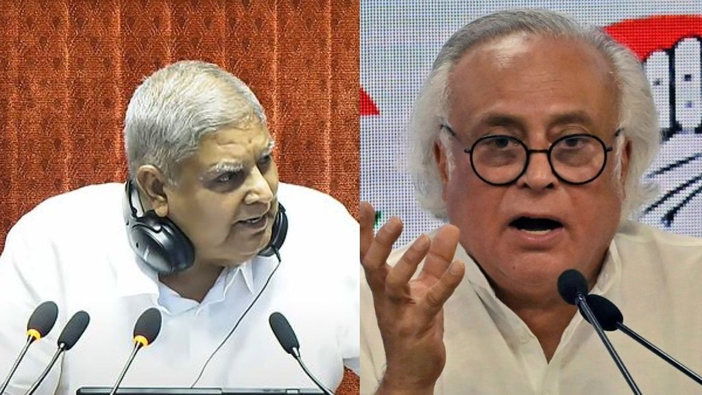 jagdeep dhankhar | resigns | monsoon session | jairam ramesh |