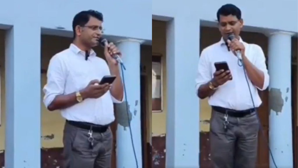 Bareilly school controversy,kanwar yatra poem,right-wing group protests Bareilly school controversy,kanwar yatra poem,right-wing group protests