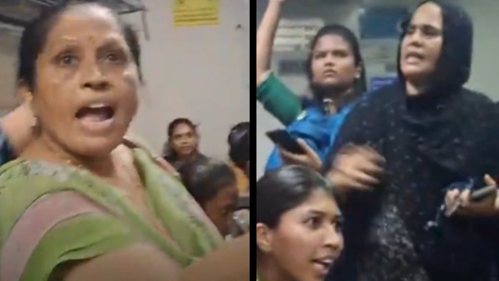 Mumbai local train dispute, Marathi Hindi argument, language clash Mumbai, Mumbai ladies coach incident